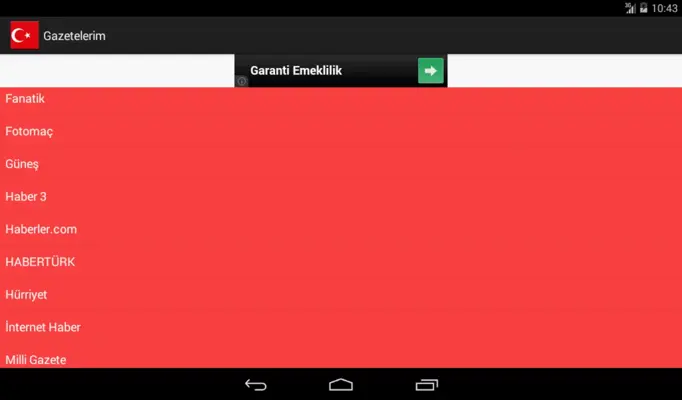 Gazetelerim android App screenshot 3